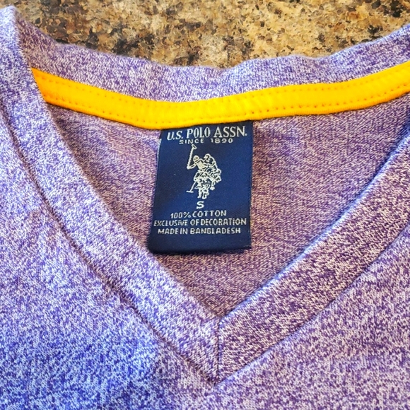 US Polo Assn Purple T-Shirt - Small - Picture 3 of 5
